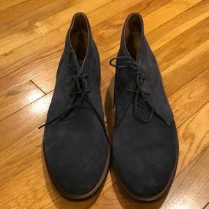 Men’s J. Crew Navy Suede Boots
